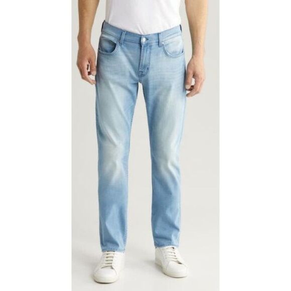 7 For All Mankind Other - ✨7 For All Mankind Mens The Straight Leg Sz 32 Jeans in Light Bay✨